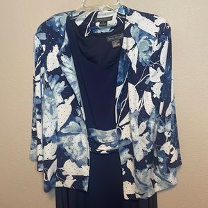 Beautiful Jessica Howard 2pc dress navy